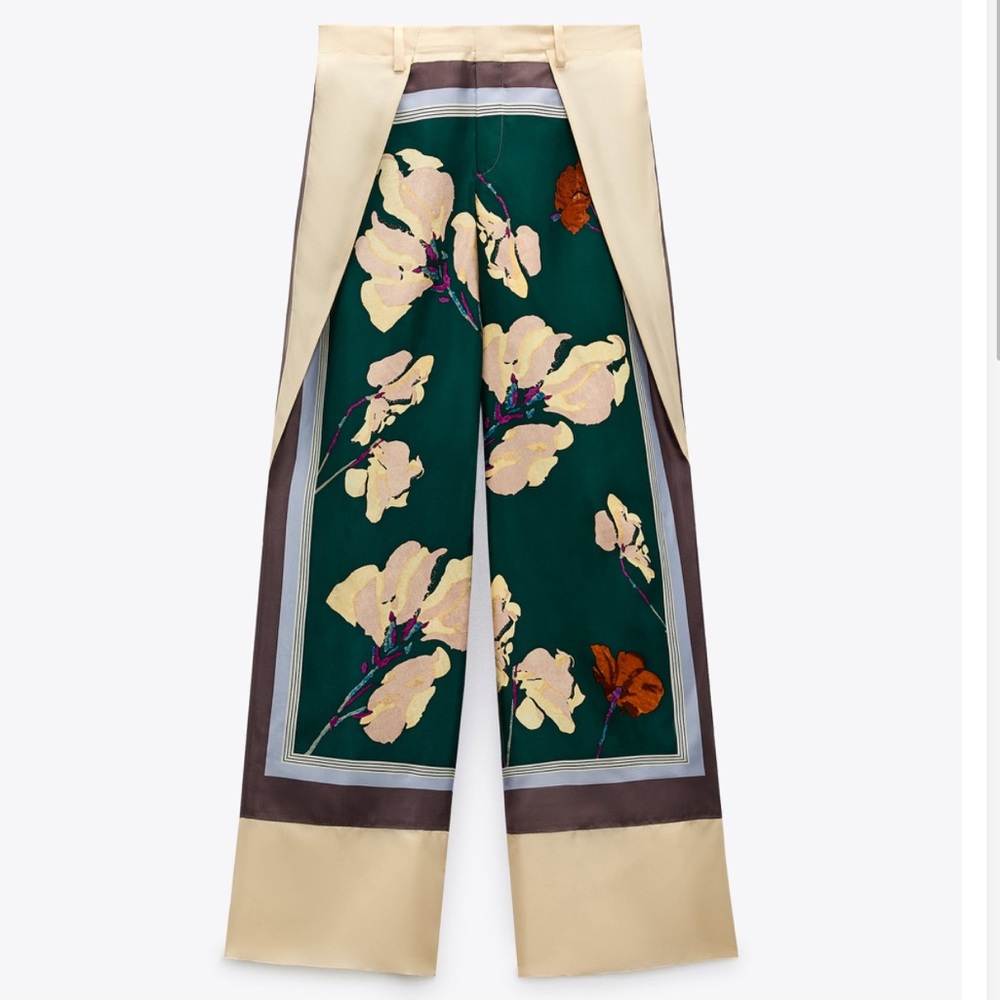 Zara Studio Silk Pants